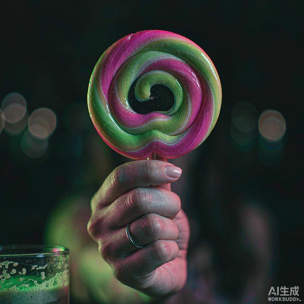 Hand holding a Nutripop